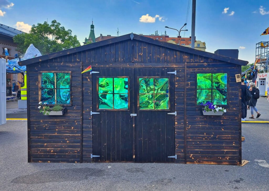 圖說：休息中的派對小屋，德國〈視角PQ〉（POV PQ）